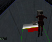 Docked at Tin Can Station-Checking the food locker.png